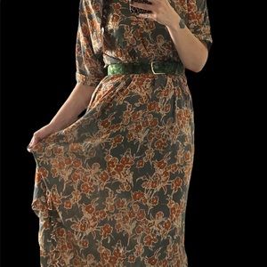 Mittoshop Dress Large Pockets Floral